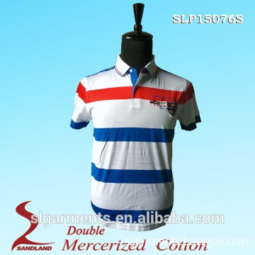 2015 New designer polo shirts high quality men's clothing manufacturers in China